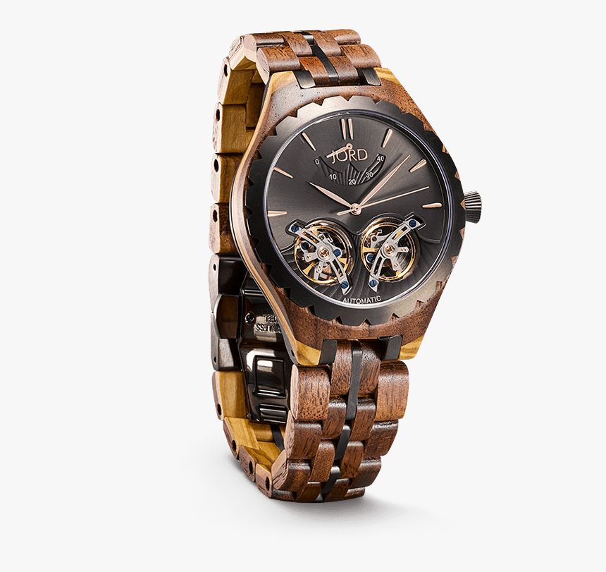 Eco-friendly Fathers Day Gift Guide Jord Wood Watch - Wooden Watch Jord Meridian, HD Png Download, Free Download