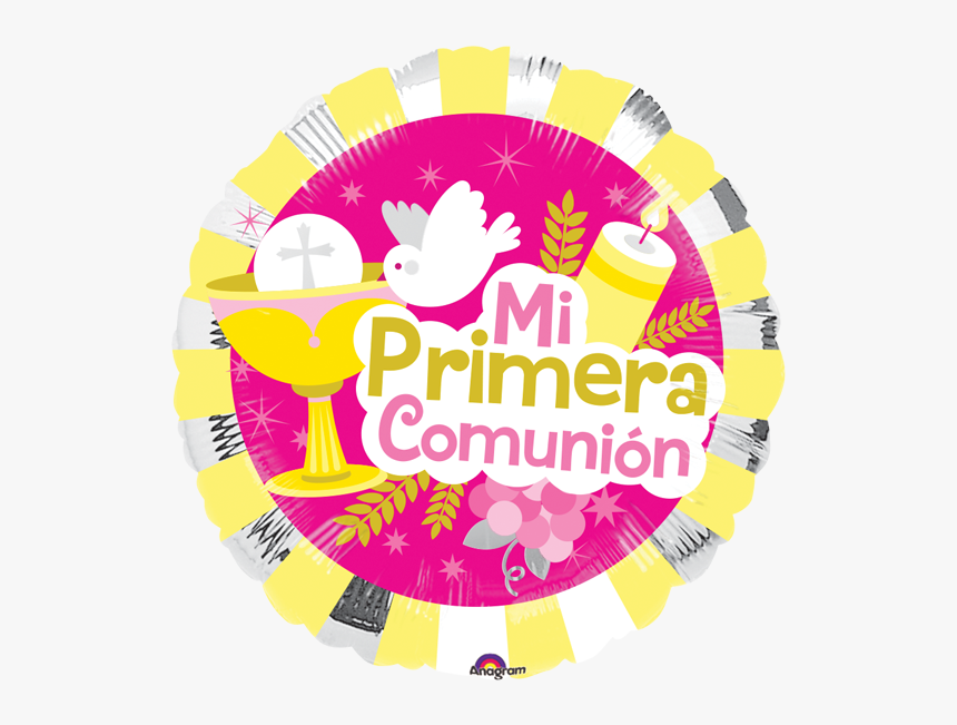 Mi Primera Comunión Rosa 18 Pulg - Mi Primera Comunion Png, Transparent Png, Free Download