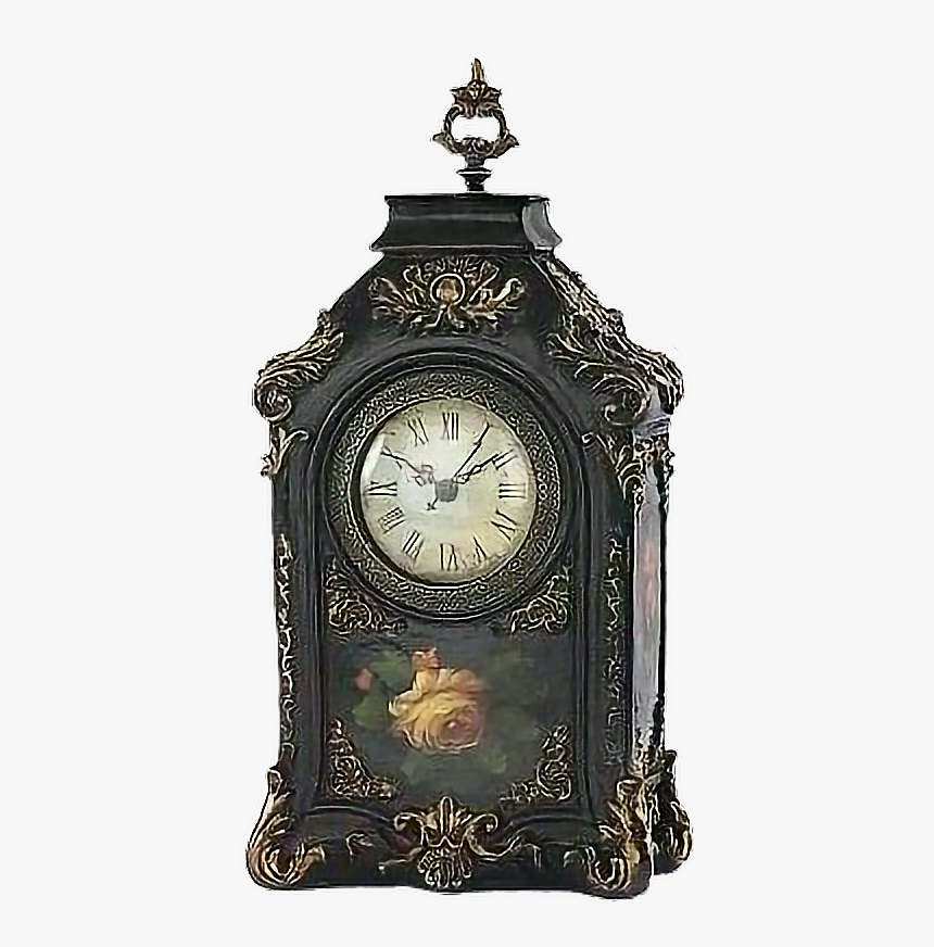 #vintage #antique #clock #furniture #decor #aesthetic - Clock, HD Png Download, Free Download