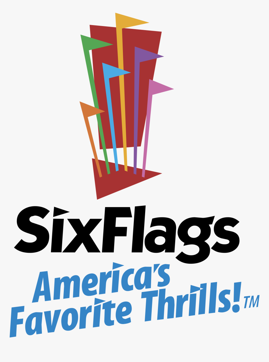 Six Flags Logo Png Transparent - Png Six Flags Logo, Png Download, Free Download