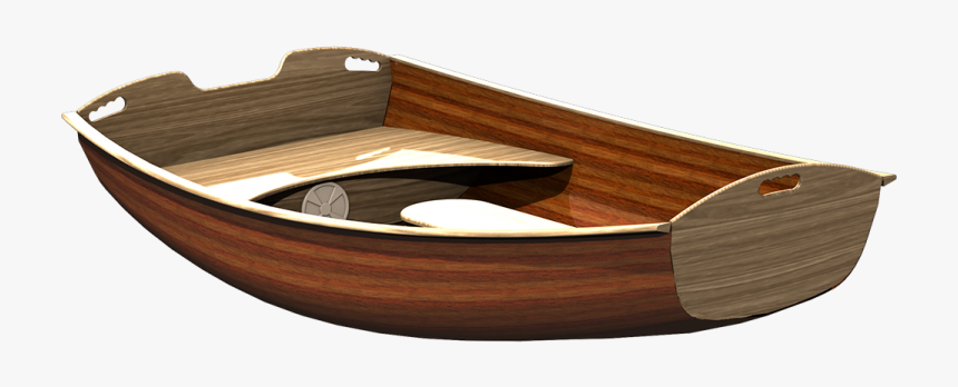 Coot Wood Strip Pram Dinghy - Dinghy, HD Png Download, Free Download