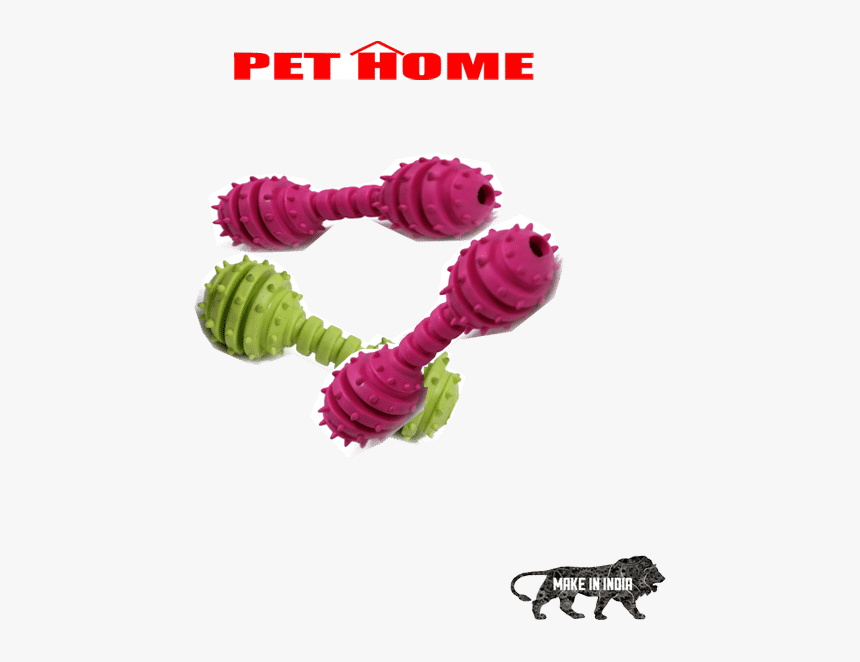 Dumbel Shaped Latex Toys-pack Of - Dog Collar, HD Png Download, Free Download