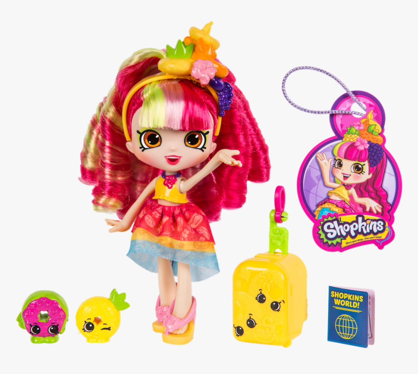 56556 56558 Spkds5 W3 Usa Brazil Donatina O Fep - Shopkins Shoppie Dolls Donatina, HD Png Download, Free Download