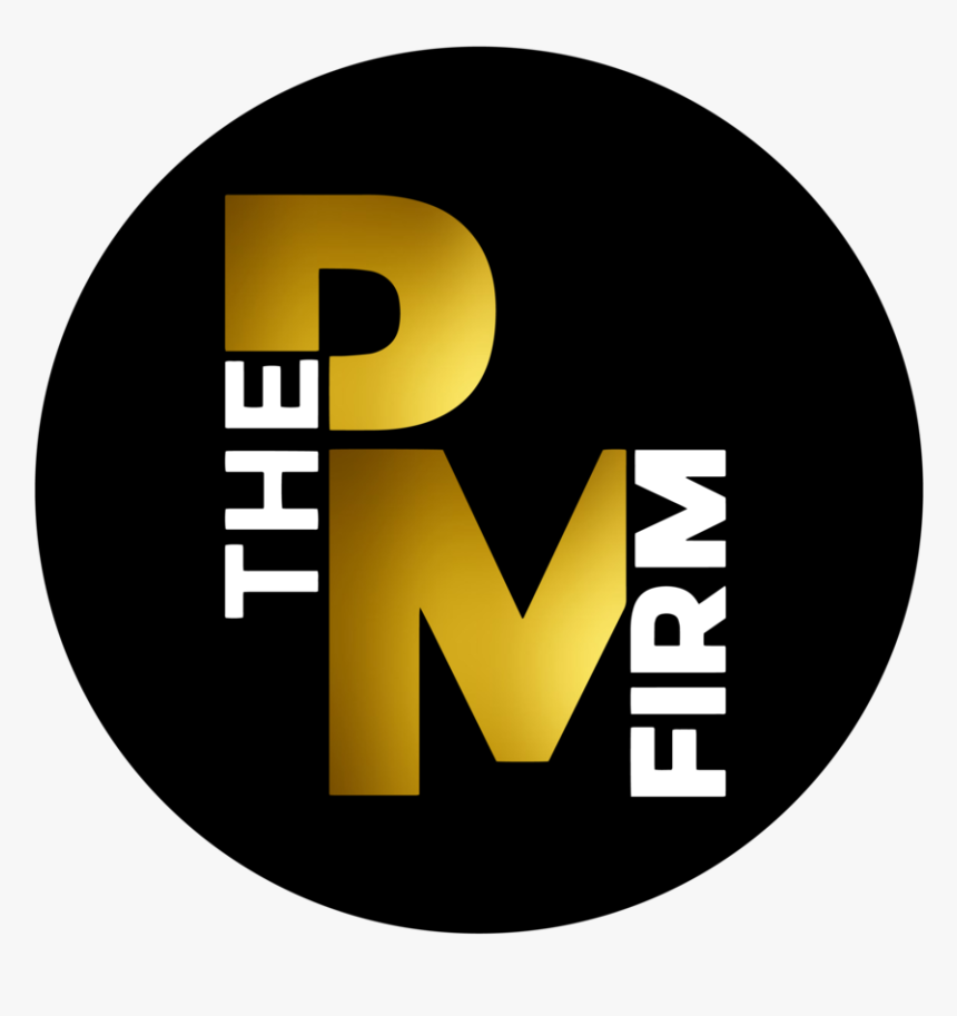 Pm Firm Circle Black Gold White - Graphic Design, HD Png Download, Free Download