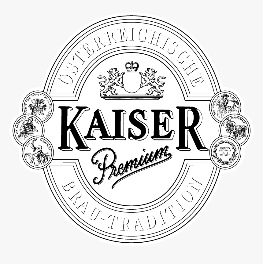 Kaiser Premium Logo Black And White - Kaiser Bier, HD Png Download, Free Download