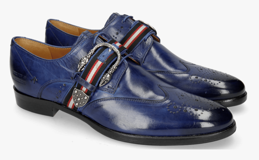 Derby Shoes Clint 2 Midnight Blue Buckle - Shoe, HD Png Download, Free Download