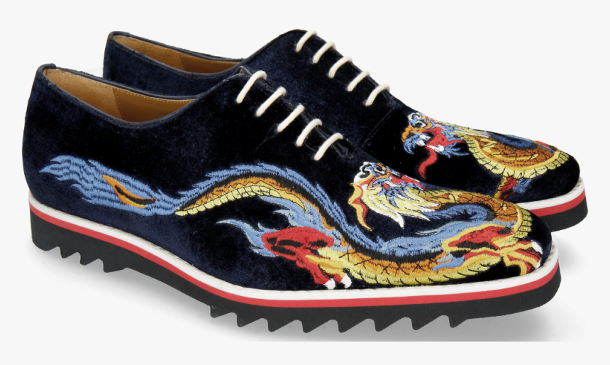 Oxford Shoes Clark 25 Velluto Midnight Dragon - Melvin & Hamilton Clark Laceups Midnight, Men's,, HD Png Download, Free Download