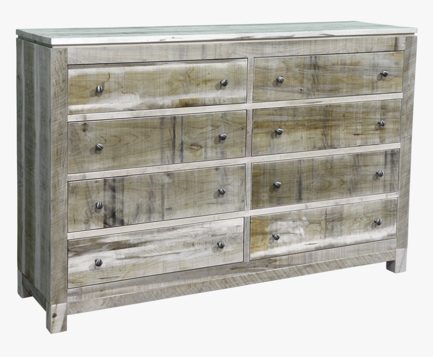Rough Cut Metro 8 Drawer Dresser - Chest Of Drawers, HD Png Download, Free Download