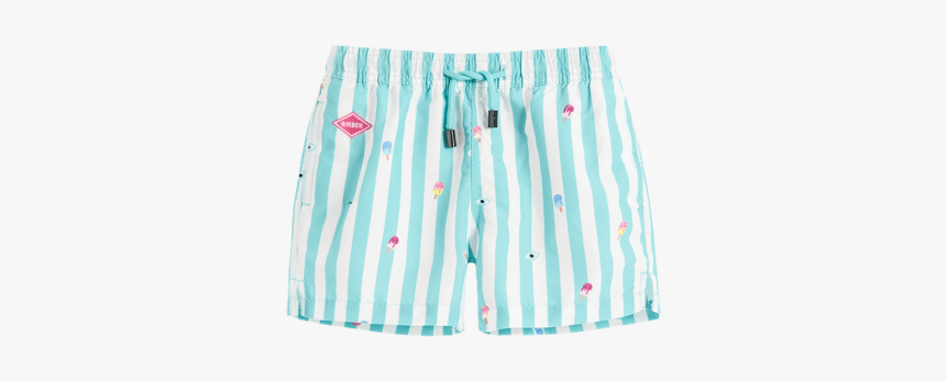 Nikben Mini Eyes Cream Ice Cream Swim Trunks - Pocket, HD Png Download, Free Download