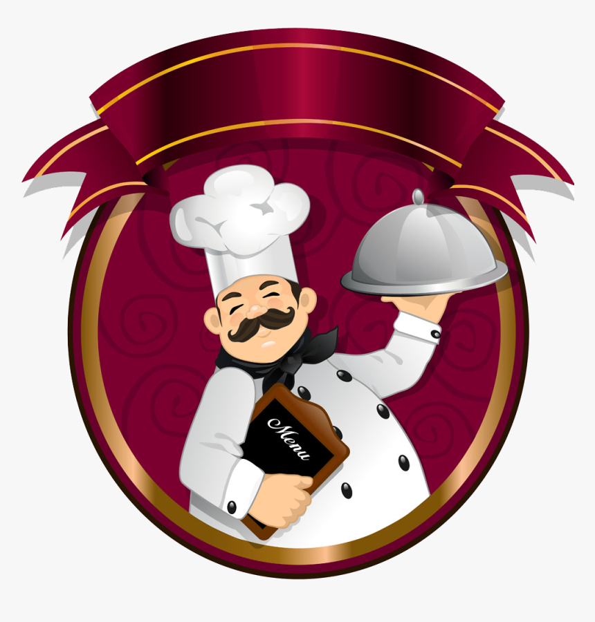 Cooking Royalty Free Chef Cook Logo Hand Painted Clipart - Cooking Chef Logo Png, Transparent Png, Free Download