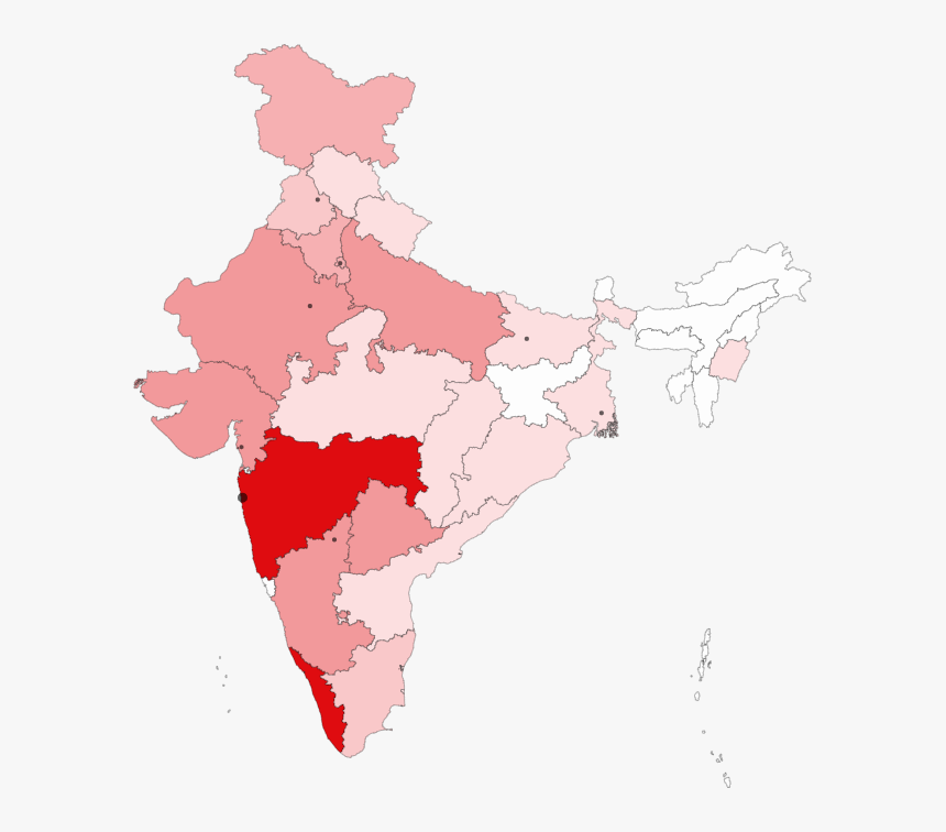 Download - Covid 19 India Map, HD Png Download, Free Download