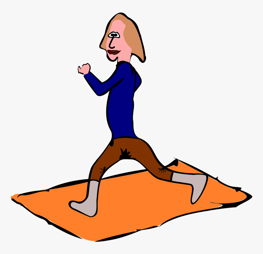 Clip Art, Png Download - Ejercicios Siluetas Mujer Haciendo Deporte Vector, Transparent Png, Free Download