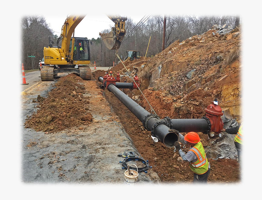 Sewer Lines Installation, Commercial Water Line Installation - Water Line Installation, HD Png Download, Free Download