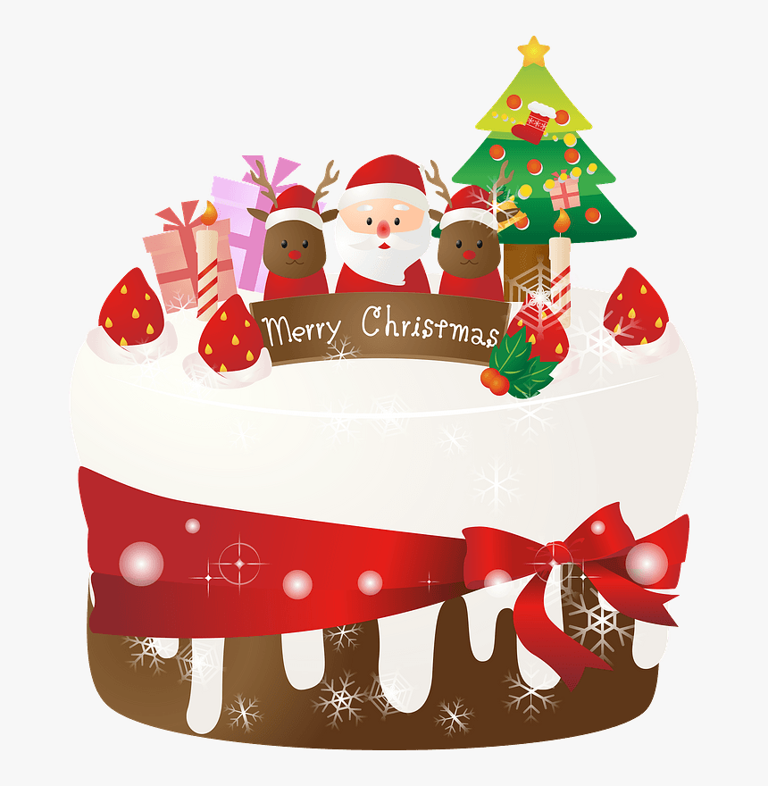 Christmas Cake Clipart - Christmas Cake Japan Clipart, HD Png Download, Free Download