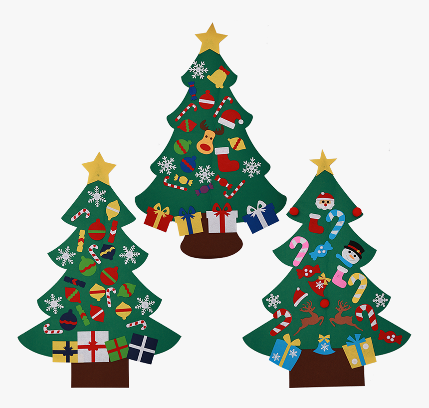 Arbol De Navidad En Fieltro, HD Png Download, Free Download