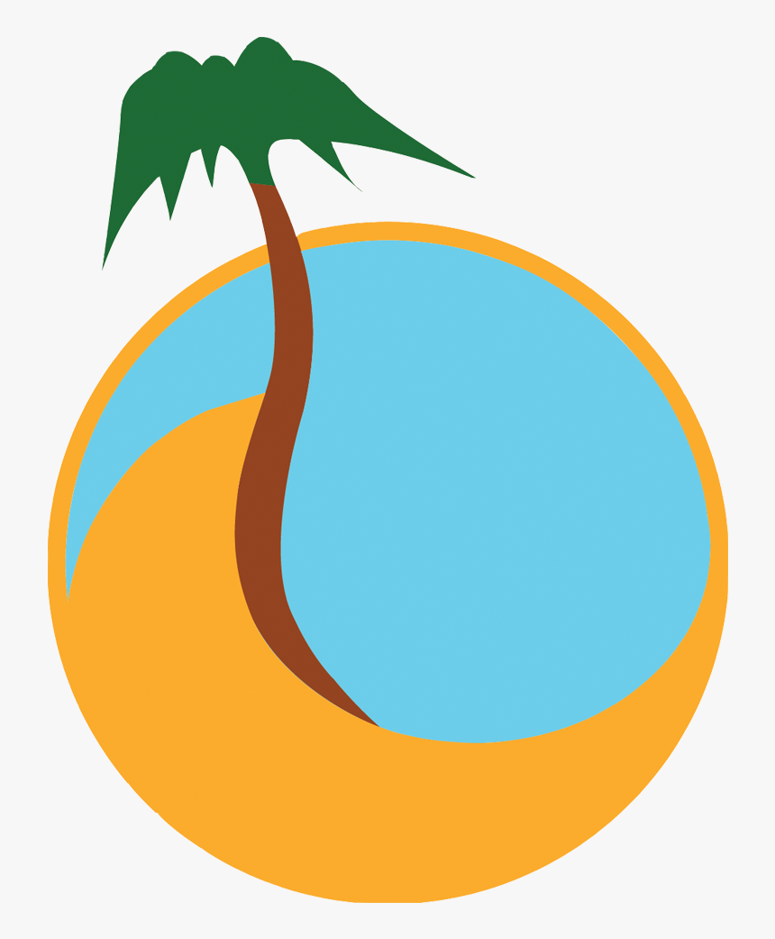 Palm Clipart Oasis - Circle, HD Png Download - kindpng.