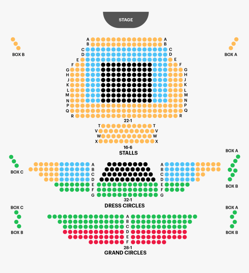 Apollo Theatre Seating Plan, HD Png Download, Free Download