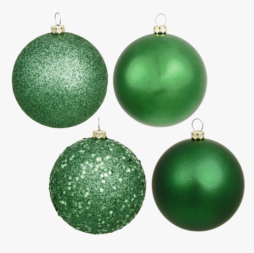Green Christmas Ball Png Hd - Ornaments Green, Transparent Png, Free Download