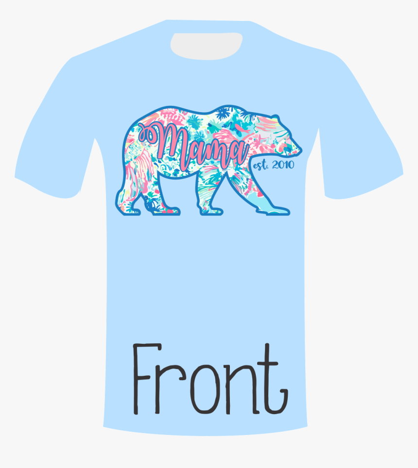 Mama Bear Light Blue - African Elephant, HD Png Download, Free Download