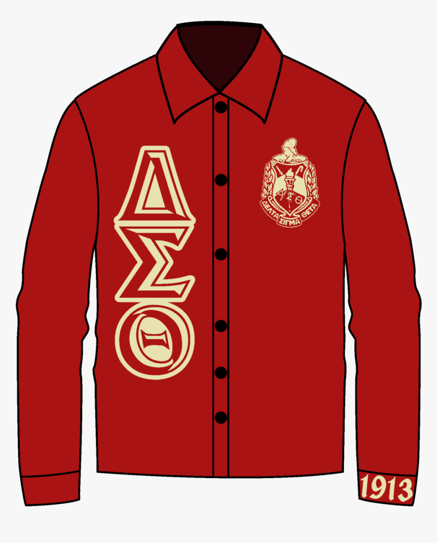 Delta Sigma Theta , Png Download - Long-sleeved T-shirt, Transparent Png, Free Download