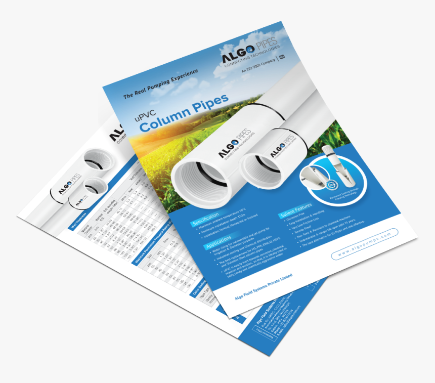 Flyer Design Png - Water Pipe Flyer Design, Transparent Png, Free Download