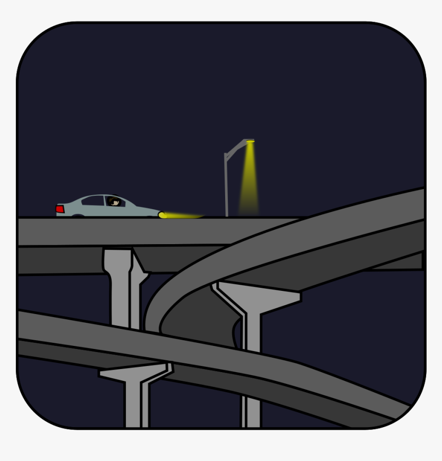 Car On Overpass Clip Arts - Hangar, HD Png Download, Free Download