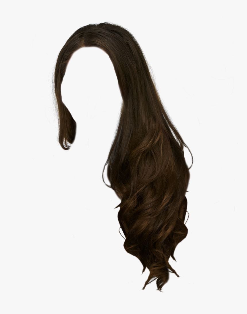 #peluca #cabellera #castaño - Transparent Girl Hair Png, Png Download, Free Download