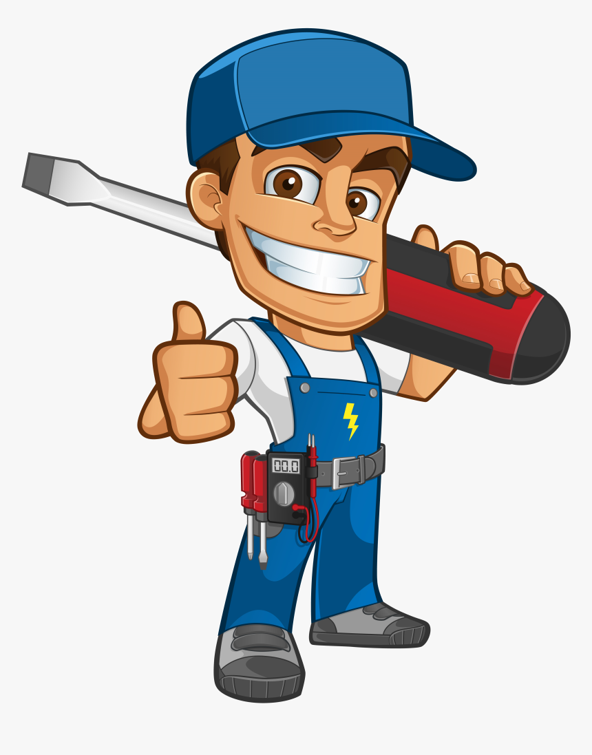 Daily Maintenance Sb Building Solutions Llc Provides - Electrician Man Logo Png, Transparent Png, Free Download