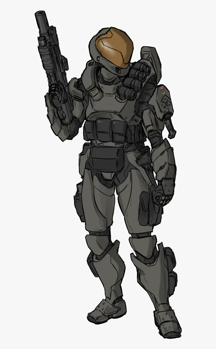 Drawn Armor Spectre Armor - Odst Flood, HD Png Download, Free Download