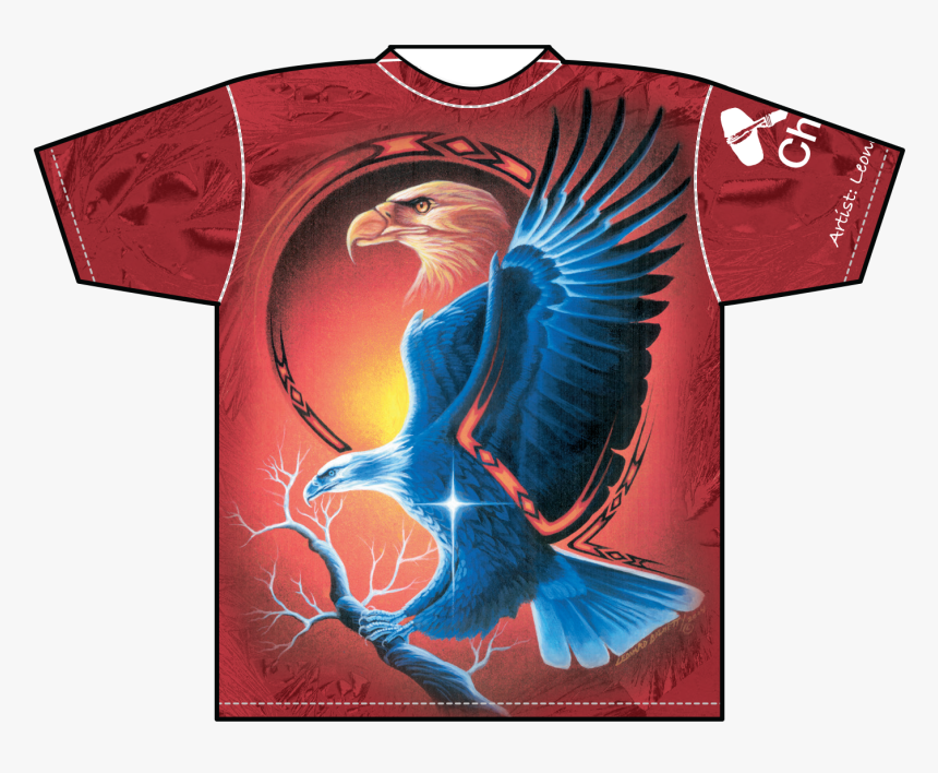 Eagle Jersey Tomahawk - Red Eagle Jersey Design, HD Png Download, Free Download