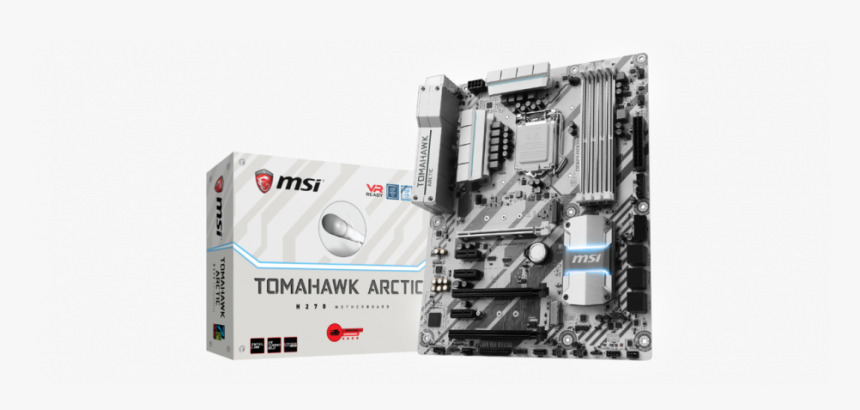 Msi H270 Tomahawk Arctic Review - Msi Tomahawk Z270, HD Png Download, Free Download