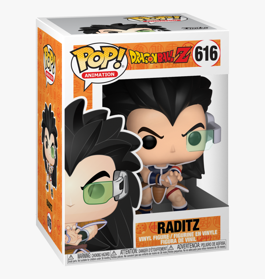 Funko Pop Dragon Ball Z6 Raditz 616, HD Png Download, Free Download