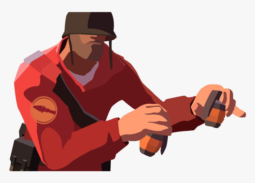 Wallpapers For Soldier Wallpaper Tf2 - Team Fortress 2 Vector, HD Png Download, Free Download