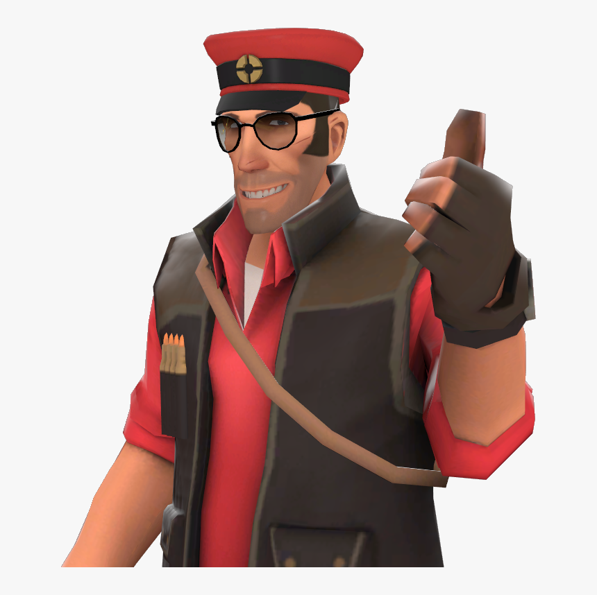 Snipers Right Thumb Tf2, HD Png Download, Free Download