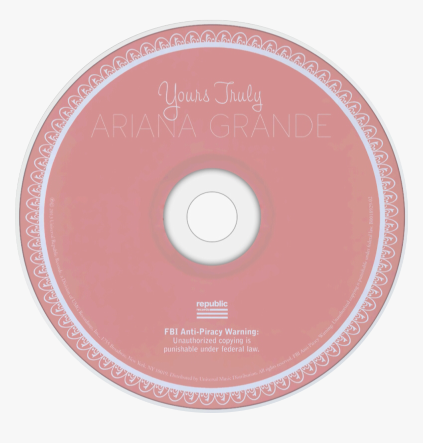 #yourstruly #arianagrande #arianagrandesticker #yourstrulycd - Discos De Ariana Grande, HD Png Download, Free Download