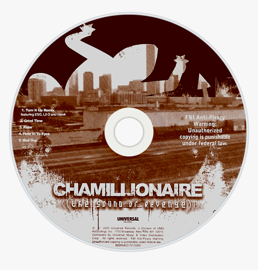 Chamillionaire The Sound Of Revenge Cd Disc Image - Label, HD Png Download, Free Download
