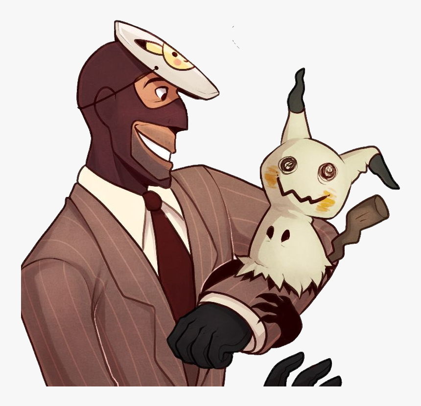 #tf2 #spy #tf2spy #pokemon #mimikyu #teamfortress2 - Tf2 Crossover, HD Png Download, Free Download