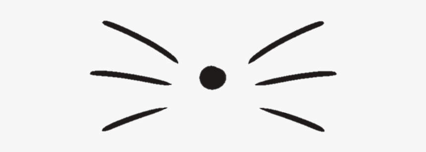 Cat Whiskers Clipart Black And White, HD Png Download, Free Download