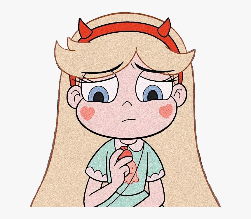 Star Butterfly Sad Face, HD Png Download, Free Download