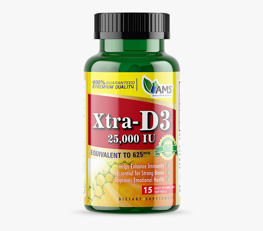 D3 Vitamin 25000 Iu, HD Png Download, Free Download