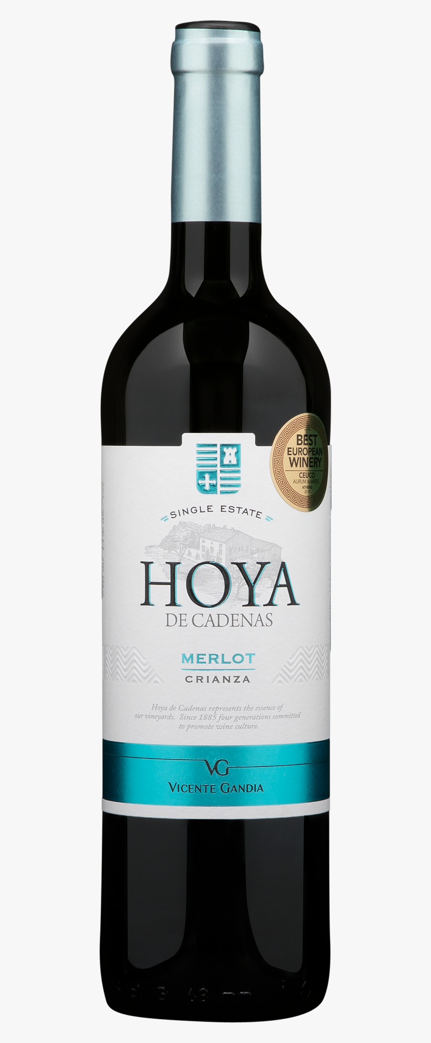 Hoya De Cadenas Merlot Crianza Spain 2018 R09537 Png, Transparent Png, Free Download