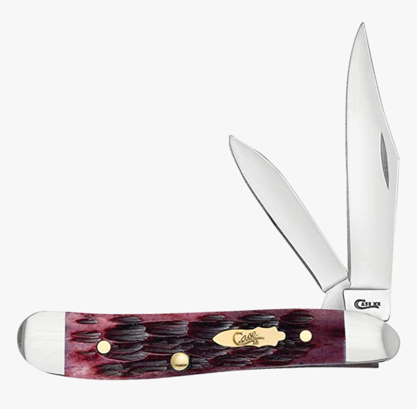A Wooden-handled Pocketknife With Two Blades - Case Knife Case Xx, HD Png Download, Free Download