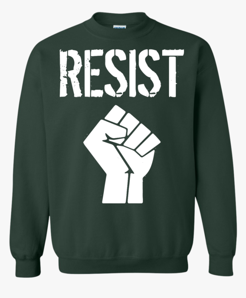 Resist Against Donald Trump Power Fist Long Sleeve - Procrastinators Unite, HD Png Download, Free Download