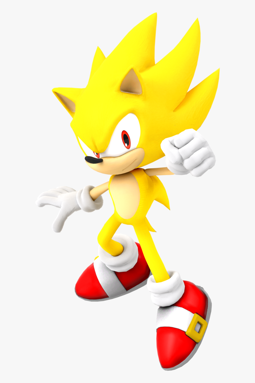 Sonic Toy Wallpaper Computer Forces The Super - Super Sonic The Hedgehog, HD Png Download, Free Download