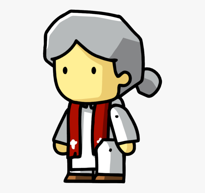 Scribblenauts Female Pastor - Scribblenauts Priest, HD Png Download, Free Download