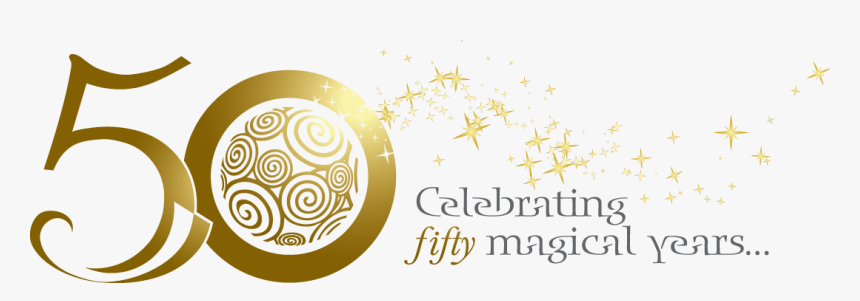 Celebrating 50 Magical Years - Celebrating 50 Years Png, Transparent Png, Free Download