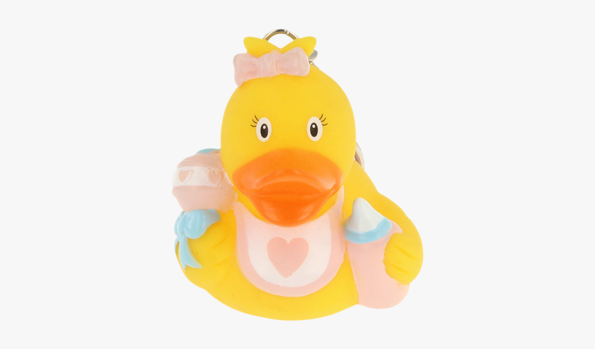 Lilalu Quietscheente Schlüsselanhänger Baby Mädchen - Bath Toy, HD Png Download, Free Download