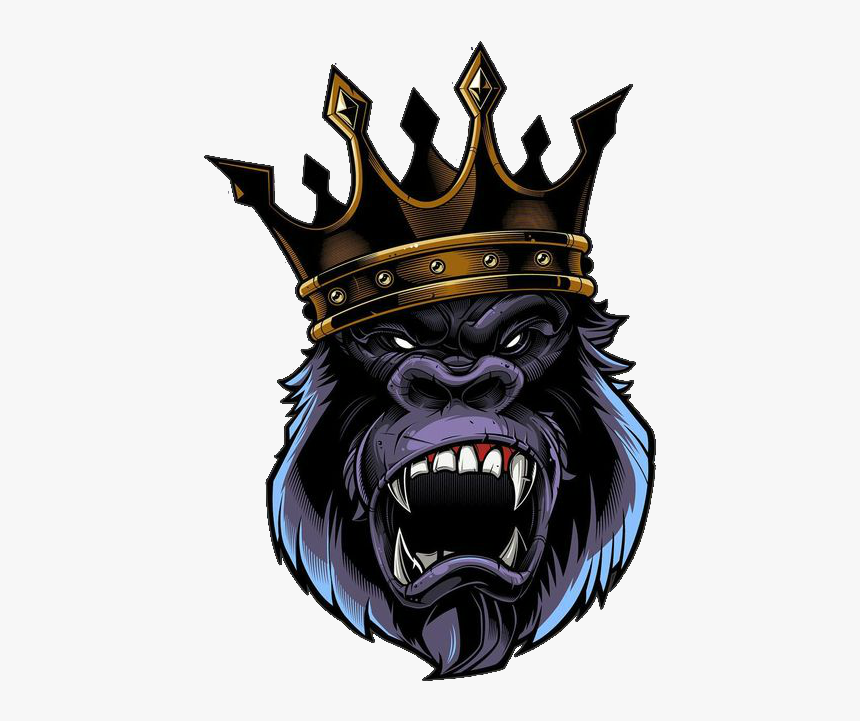 King Kong With Crown, HD Png Download, Free Download