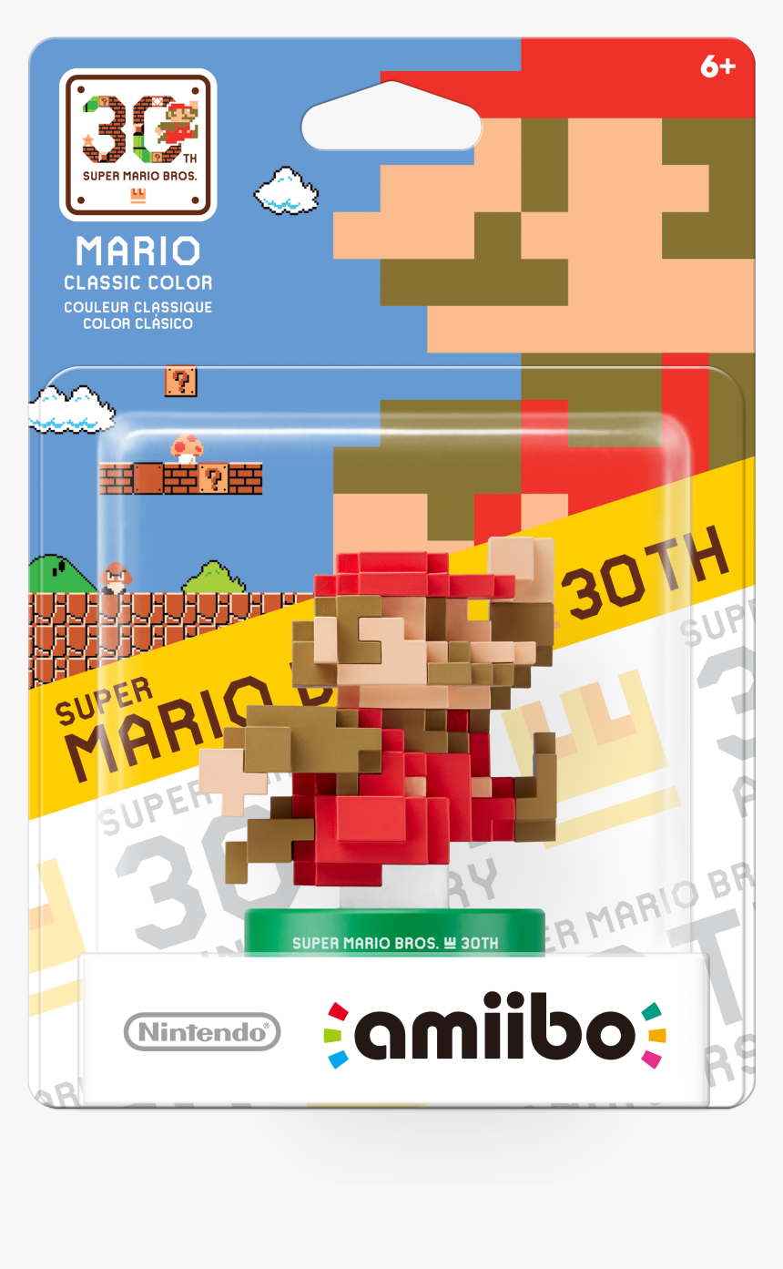 8 Bit Mario Amiibo, HD Png Download, Free Download