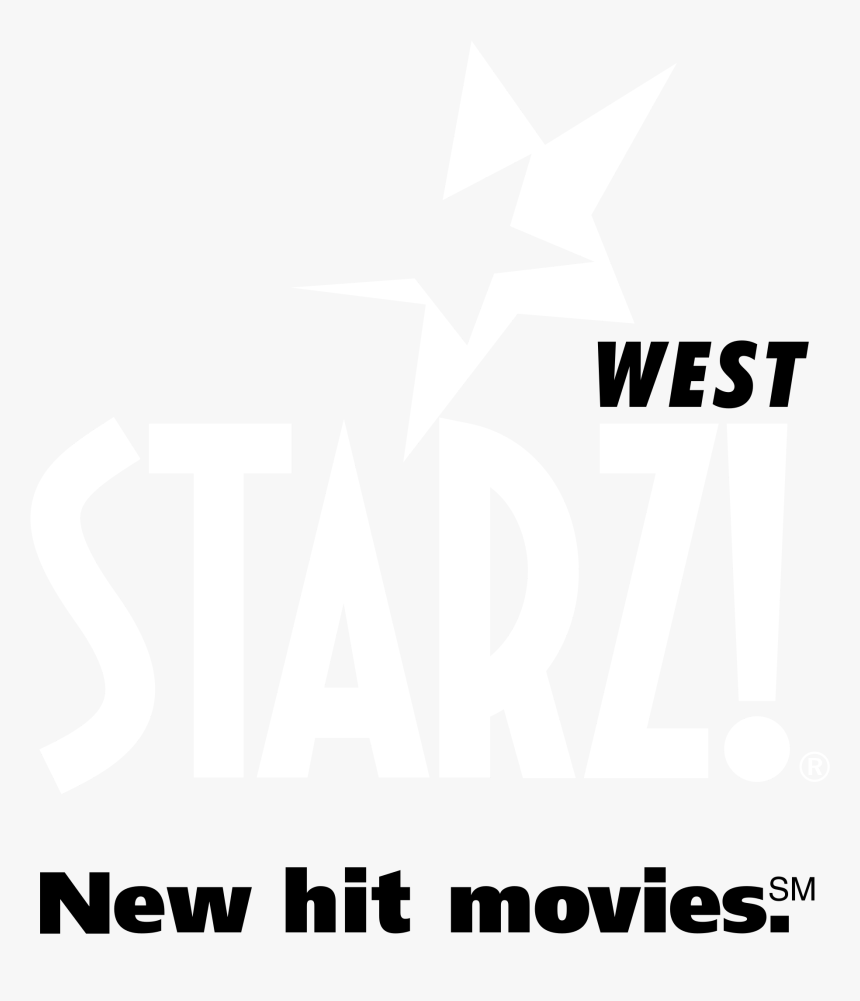 Starz West Logo Black And White - Logo Starz West Hd, HD Png Download, Free Download